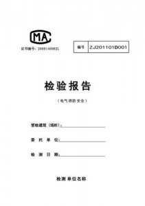 ​安全检测报告有哪几种(门头安全检测报告)
