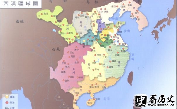 西汉前期形势图