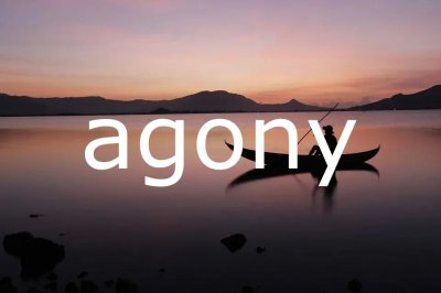 ​每日单词：agony