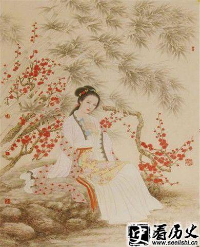 李香君画照
