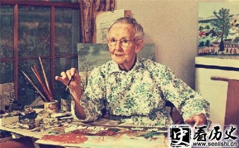 摩西奶奶旧照
