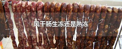 ​熟的风干肠可以冷冻保存吗 风干肠煮熟后冷冻还是冷藏