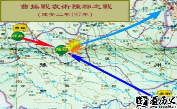 曹操灭袁术路线