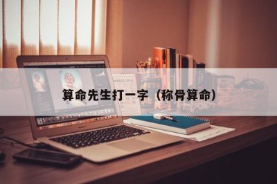 ​算命先生打一字（称骨算命）