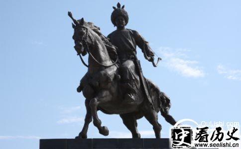 耶律阿保机塑像
