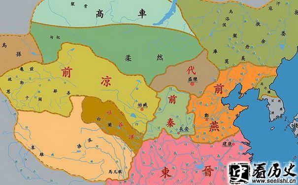 前凉版图