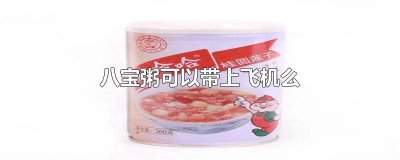 ​八宝粥飞机上可以带吗 八宝粥可以带飞机