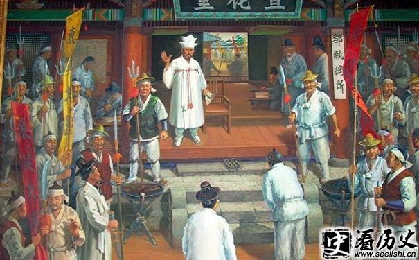 东学党起义图