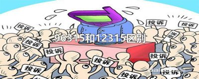 ​12326和12315 12315和96315是一样的吗