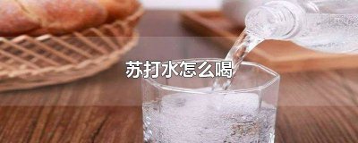 ​苏打水怎么喝起来怪怪的 苏打水怎么喝最好
