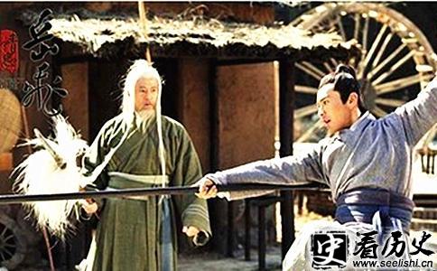 周侗（左）和岳飞
