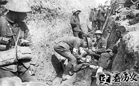 索姆河战役照片