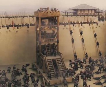 ​古代攻城交战的时候 守城一方为什么不推倒梯子