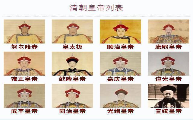清朝历史上四大贝勒、开国五大臣和六大亲王、八铁帽子王都是谁?