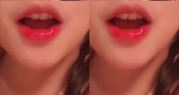 小姐姐因嘴巴好看抖音走红，露出正脸那刻，网友：小鹿乱撞！