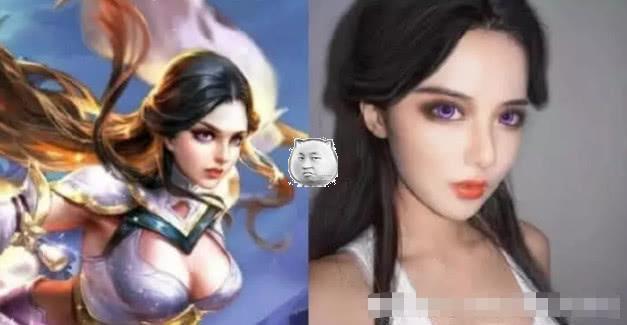 美妆博主仿妆露娜各款皮肤，比起紫霞仙子，哥特玫瑰细节堪称完美