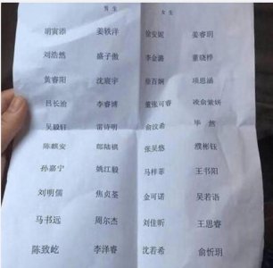 ​让老师一脸懵逼的新生名字！盘点那些奇葩的身份证姓名