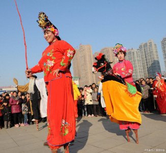 ​一种独特的山西民间艺术形式-祁县武秧歌
