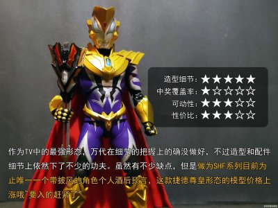 ​比小时的奥特曼帅那么多-SHF捷德奥特曼-尊皇形态