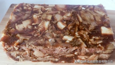 ​酱猪头糕的详细制作流程方法