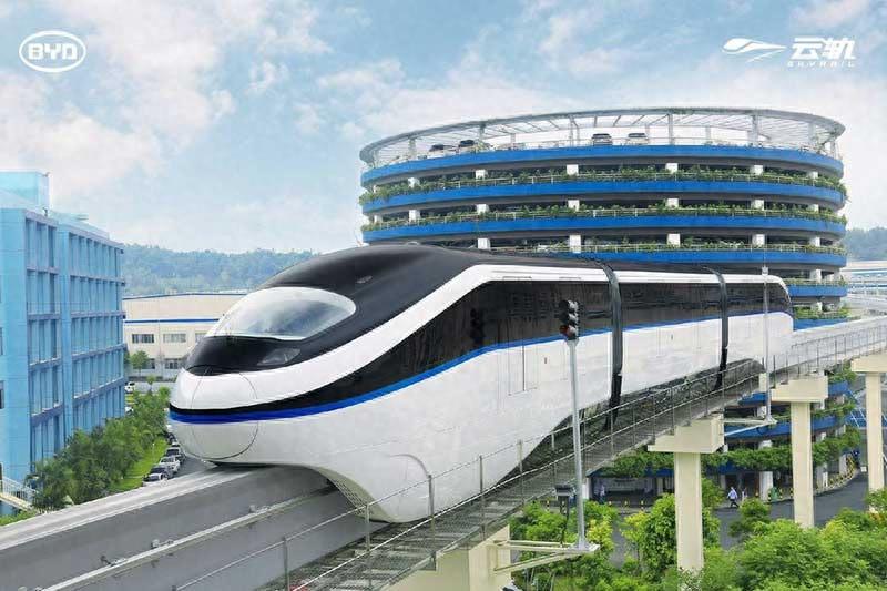 比亚迪“云轨”是什么鬼？无人驾驶电池驱动，成本地铁的五分之一