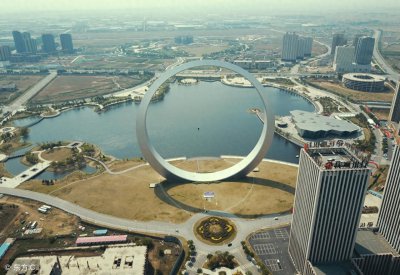 ​辽宁抚顺市沈抚新城地标建筑-生命之环