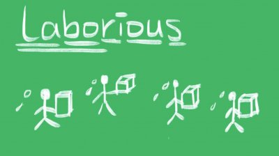 ​laborious什么意思