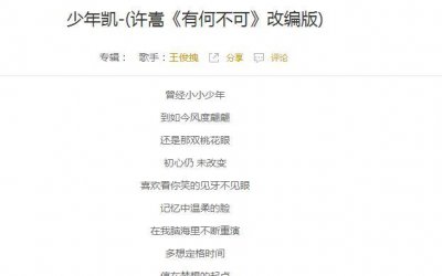 ​抖音曾经小小少年到如今风度翩翩什么歌 少年凯歌词介绍