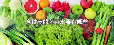​含铁高的蔬菜水果有哪些