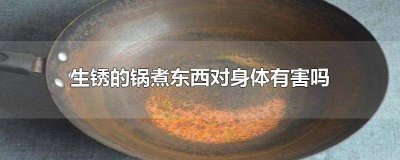 ​用生锈铁锅对身体有害吗 铁锈的锅煮东西有害吗