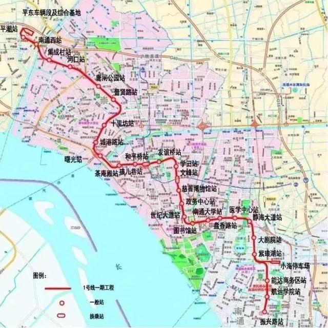 南通地铁一号线通哪里（1号线开通时间曝光）(15)