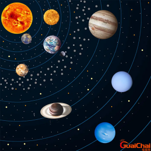 ​太阳系九大行星排雷顺序 太阳系九大行星示意图