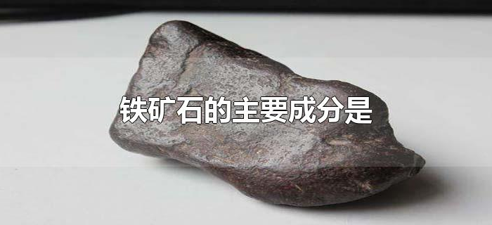 铁矿石的主要成分是 铁矿石的主要成分是