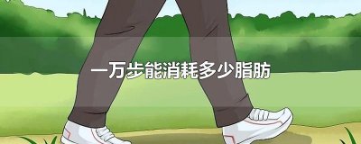 ​一万步能消耗多少脂肪