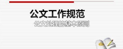 ​公文处理的基本原则 实事求是例题 公文处理的基本原则中包含全面质量原则