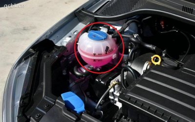 ​汽车冷却液在哪个位置示意图