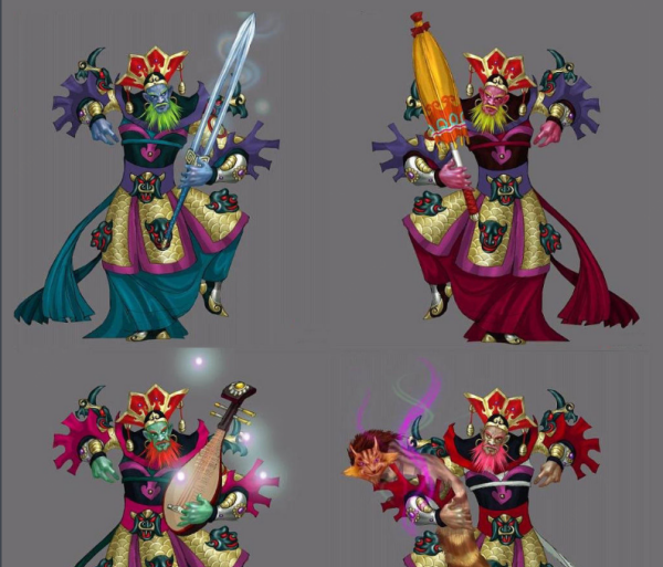 四大天王是谁封的,道教中四大天王是谁图1