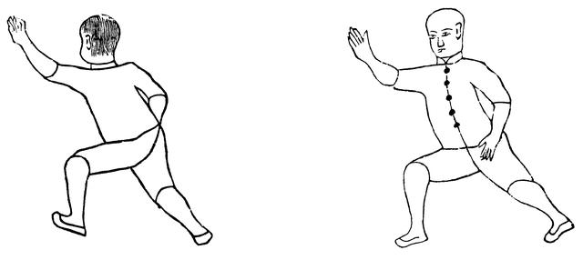 右野马分鬃动作图简易（想不到野马分鬃）(1)