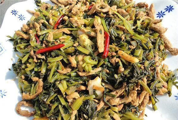 雪菜肉丝怎么炒,雪菜炒肉丝怎么炒好吃图28