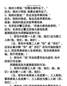 ​什么是转述句，语文什么是间接引语和转述句？