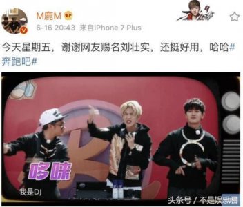 ​鹿晗放飞自我，感谢网友赐名“刘壮实”，“刘壮实”从何而来？