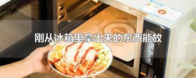 ​刚从冰箱里拿出来的东西能放微波炉吗